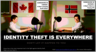 Identity Theft Is Everywhere poster